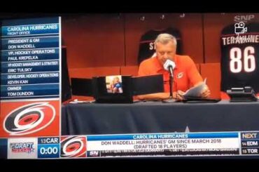 Carolina Hurricanes Select Seth Jarvis 13th Overall 2020 NHL DRAFT