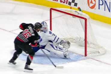 Reimer robs Lindholm with the glove in the SO