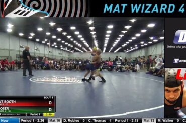 Mat 7 195 Brent Booth Michigan 1 Vs TY MOSER Minnesota 2