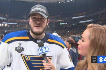 Blais compliments Blues "family"