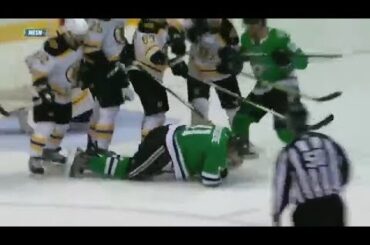 Brandon Carlo Pushes Curtis McKenzie