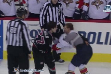 Stephen Weiss vs Justin Faulk Mar 2, 2013
