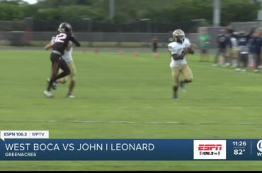 West Boca opens the season with a 63-0 rout of John I. Leonard