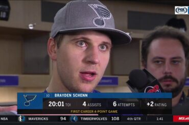Brayden Schenn on Jaden Schwartz: "You won't see too many guys work harder than him"