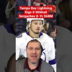 Tampa Bay Lightning Sign D Mikhail Sergachev 8-Yr $68M Extension - Upside Sports Network