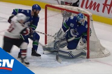 Carl Soderberg Scores Greasiest Goal Of The Season On Thatcher Demko