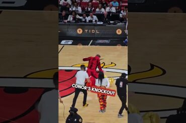 Things went wrong when Conor McGregor showed up to the Miami Heat game!