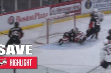 SAVE || Taylor Gauthier || Feb 3, 2018 vs Moose Jaw Warriors