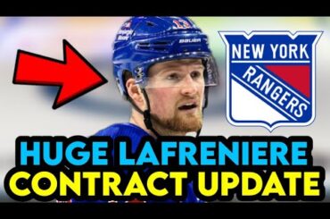 MASSIVE Alexis Lafreniere CONTRACT UPDATE! Signing VERY SOON?