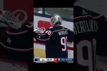 GOAL Josh Archibald Blue Jackets v Penguins 3-6 NHL 2022-23#shorts