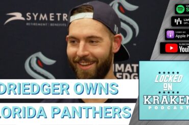 Chris Driedger earns the Seattle Kraken a 4-1 win over former Florida Panther teammates