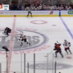 Jakob Chychrun goes hard into boards