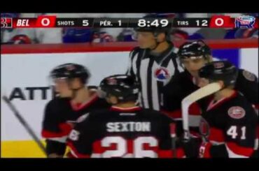 Chabot scores the first goal in Belleville Senators history