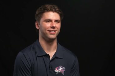 Columbus Blue Jackets rookie Adam Fantilli is ready to get physical in the NHL