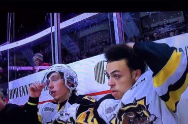 Hamilton Bulldogs Isaac Nurse First OHL Fight