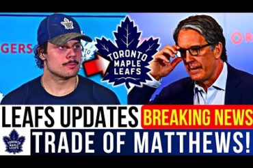 🚨 LATEST LEAFS NEWS! Big Deals Involving Auston Matthews! Player Leaving? TORONTO MAPLE LEAFS NEWS