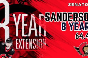 OTTAWA SENATORS JAKE SANDERSON EXTENSION