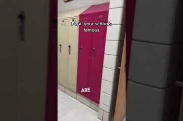 When your high school is famous 😱