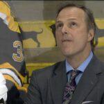 Gotta See It: Johnson leaves blood puddle on ice after puck to face