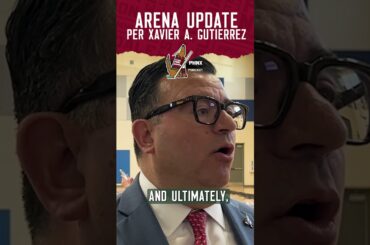 Latest on Arizona Coyotes' arena plans per team President and CEO Xavier A. Gutierrez