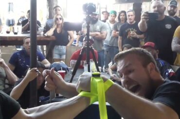 Frank Callahan vs Michael Zamora Challenge match #armwrestling