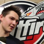 Logan Brown meets with media