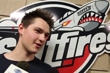 Logan Brown meets with media