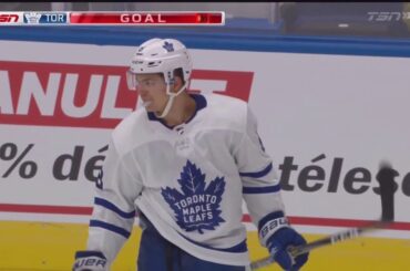 Connor Carrick 1st Goal of the Pre-Season! 9/28/17 (Toronto Maple Leafs vs Montreal Canadiens)