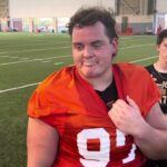 Justin Kirkland talks with the media — Sept. 4, 2023