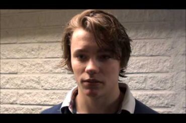LHC J18´s Erik Källgren summerar vinsten mot Frölunda HC J18 Easton Trophy
