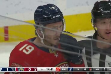 Matthew Tkachuk pushes Matt Murray into goal - No Goal