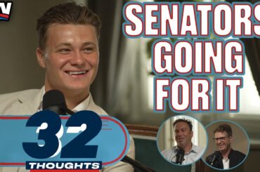Tim Stutzle Believes Core Group Will Help Senators Push For Playoffs | 32 Thoughts