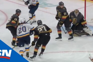 Brandon Saad Scores His First Goal As Member Of Blues