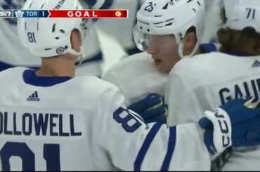 Nick Abruzzese opens scoring. October 7th, 2022