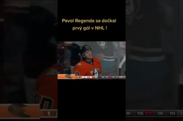 Pavol Regenda a jeho prvý gól na NHL! 🇸🇰🥳 #hockey #shorts #slovakia #nhl #firstgoal #goalmoment