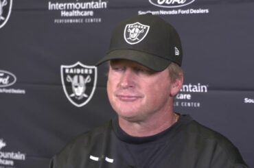 Raiders Jon Gruden on upcoming game against Colts - Dec 9, 2020