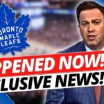 NOW! URGENTE BOMB! SHOOK THE NATION! TORONTO MAPLE LEAFS NEWS! NHL NEWS!