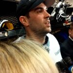 Justin Schultz after his first skate with Pens