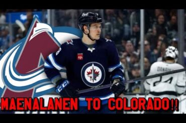 Colorado Avalanche Sign Saku Maenalanen to PTO Contract!! Jets Fan Reaction!!