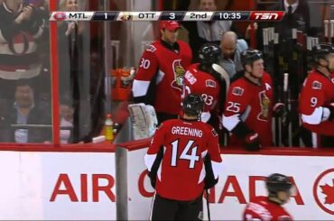 Mika Zibanejad FIRST NHL GOAL (Montreal Canadiens vs Ottawa Senators, Jan 30, 2013) NHL HD