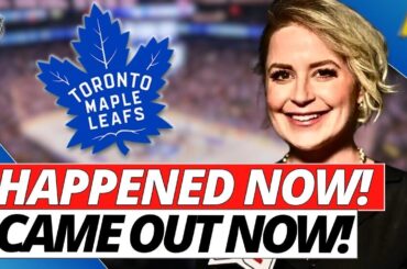 LAST MINUTE! OFFICIAL ANNOUNCEMENT! TORONTO MAPLE LEAFS NEWS TODAY! NHL NEWS NOW!