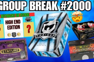 GROUP BREAK # 2000 !! Massive Hockey Break - STATURE , BD & CUP!!🔥