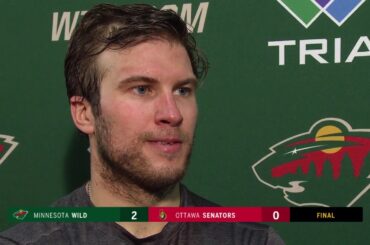 Wild goalie Alex Stalock on his shutout win over Senators