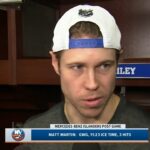 Matt Martin: Josh Bailey's Fight Gave Me Goosebumps | New York Islanders Post Game