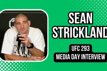 UFC 293: Another Bonkers Media Day Interview With Sean Strickland Before He Fights Israel Adesanya