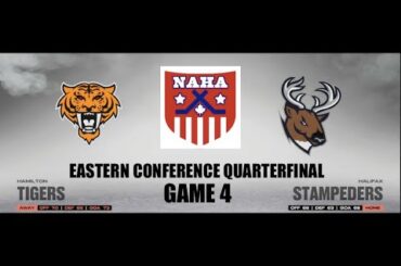 NAHA 2022-23 Eastern Conf. Quarterfinal Gm 4 - Hamilton Tigers @ Halifax Stampeders (HAM leads 2-1)