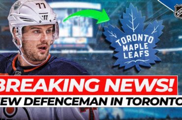 BIG NEWS! SIGNED? NEW DEFENCEMAN IN TORONTO! BIG BOMB! TORONTO MAPLE LEAFS NEWS! NHL NEWS!