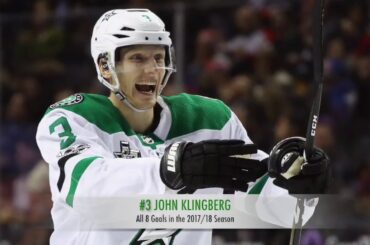 All 8 John Klingberg Goals in the 2017/18 Season