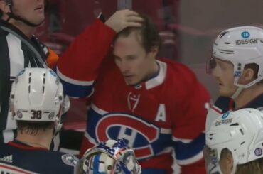 Brendan Gallagher Gets A Facewash In On Andrew Peeke During Scrum