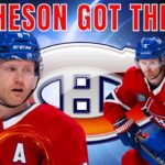 HABS Mike Matheson named alternate captain